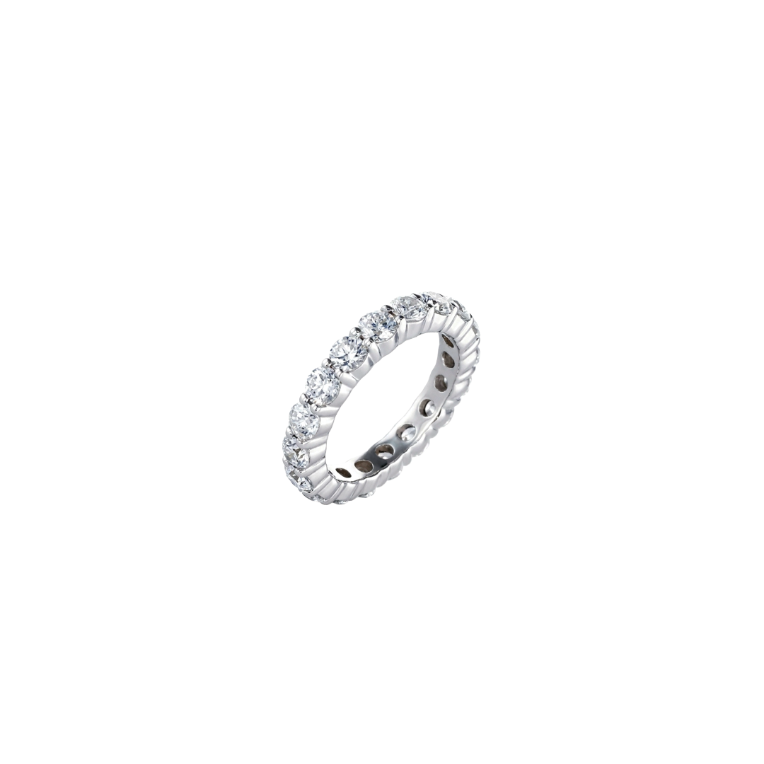 18-Stone Diamond Eternity Ring