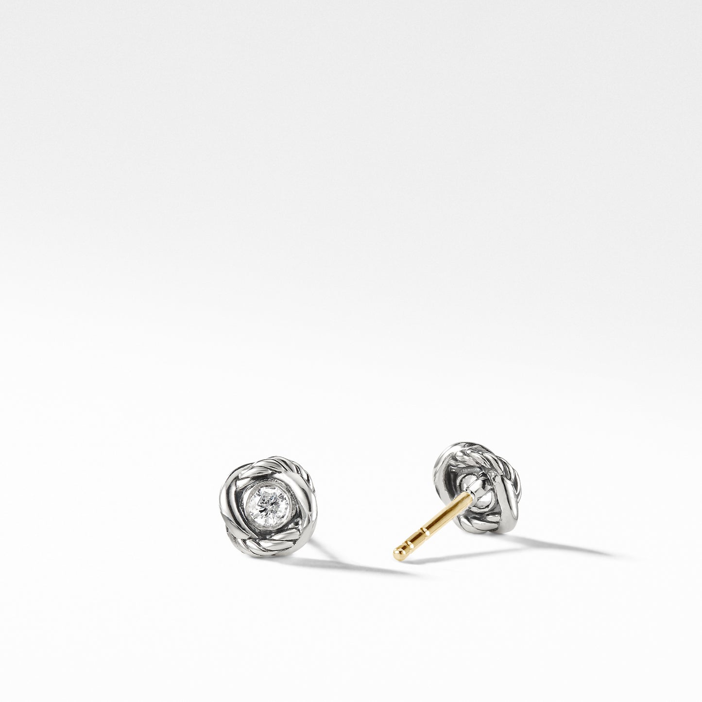 Infinity Earrings with Diamonds