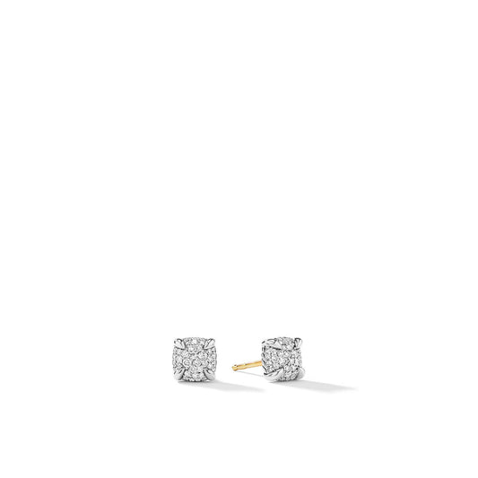 Petite Chatelaine® Stud Earrings with Full Pavé Diamonds