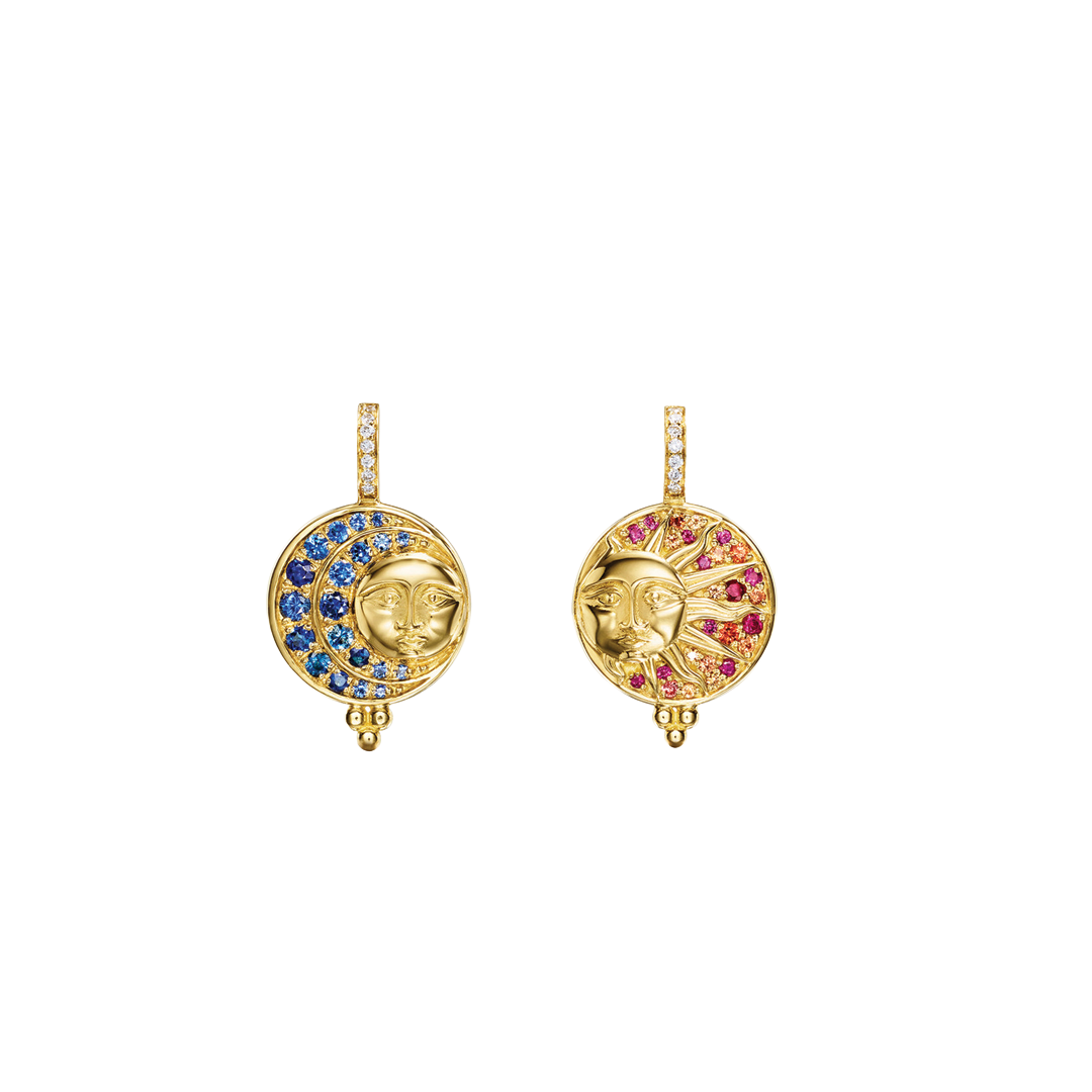 Sun and Moon Eclipse Earrings