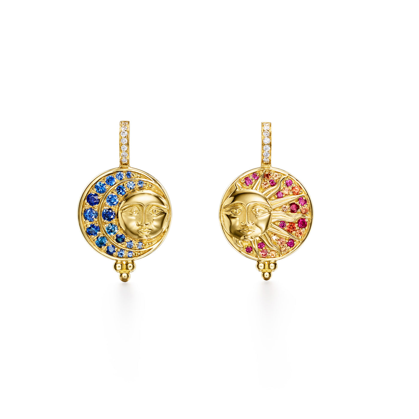 Sun and Moon Eclipse Earrings