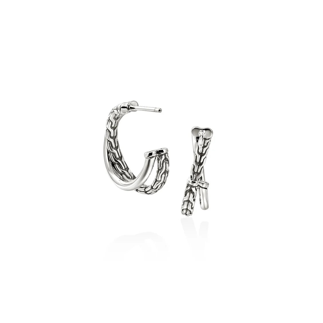 Essential Crossover 20.5mm Hoop Earrings