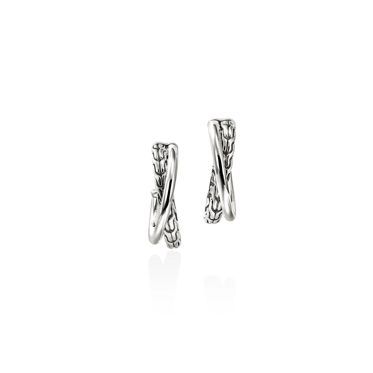 Essential Crossover 20.5mm Hoop Earrings