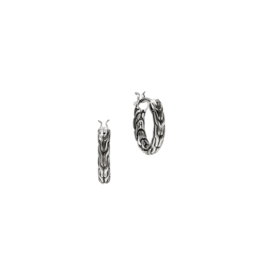 14mm Sterling Silver Essentials Hoop Earrings