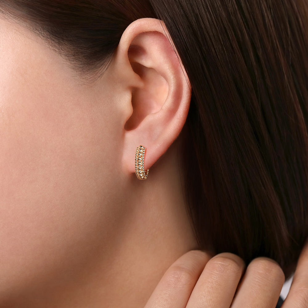 Yellow Gold 15mm Bujukan Huggies