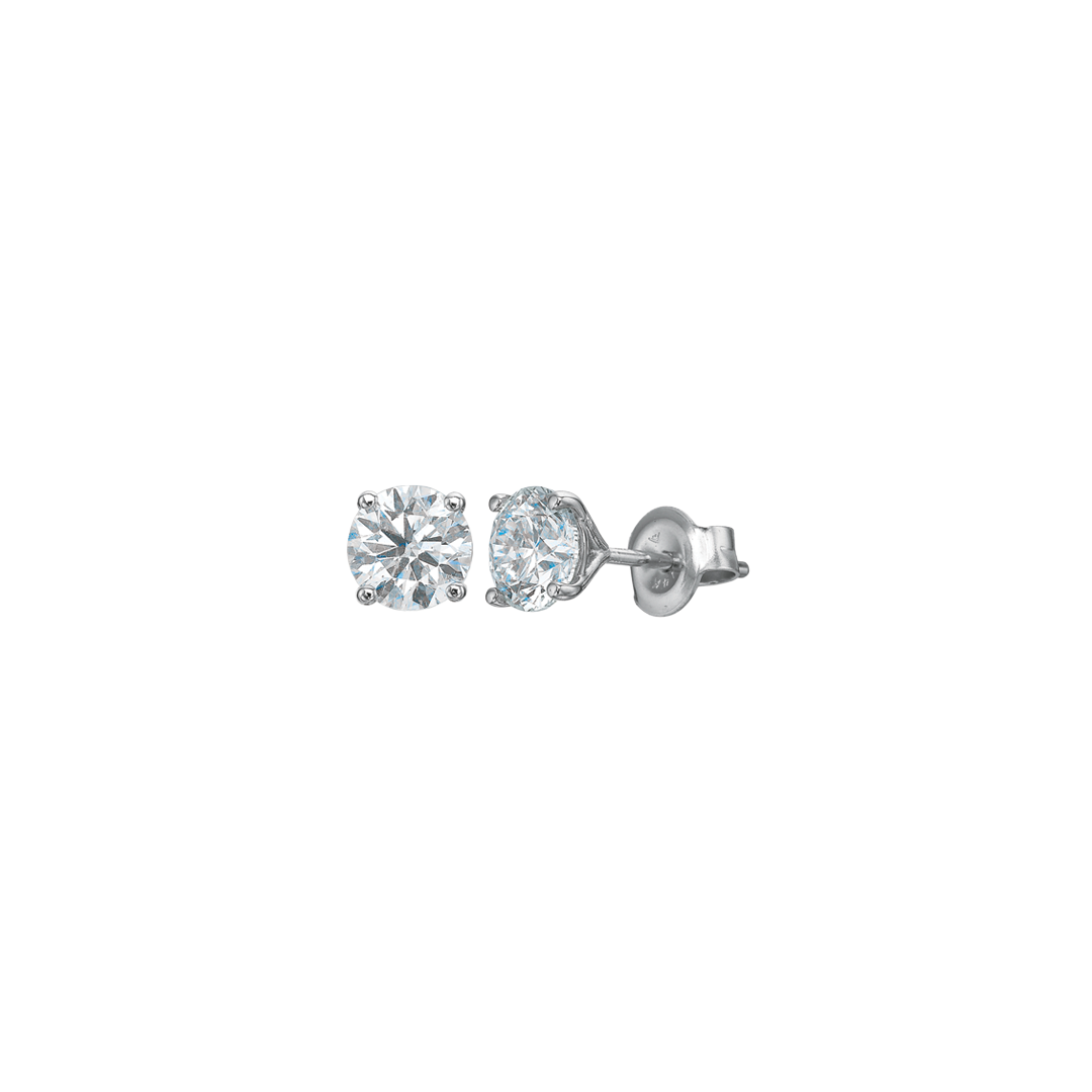 4-Prong Diamond Stud Earrings, 1.50ctw