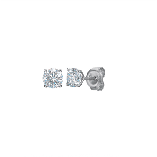 4-Prong Diamond Stud Earrings, 0.25ctw