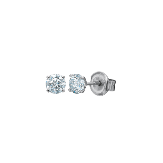 4-Prong Diamond Stud Earrings 0.60ctw