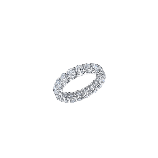 20-Stone Oval Cut Diamond Ring