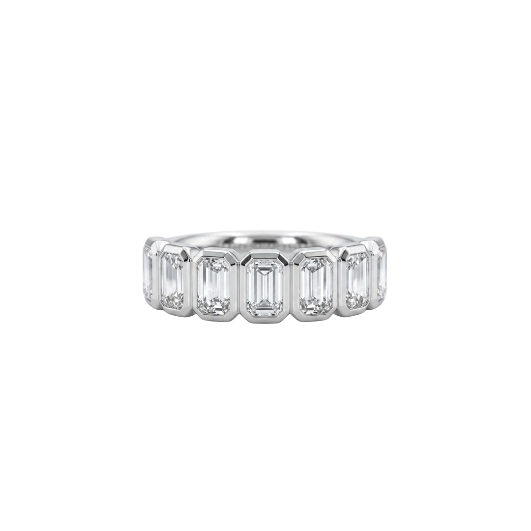 7-Stone Bezel Set Diamond Ring