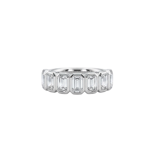 7-Stone Bezel Set Diamond Ring