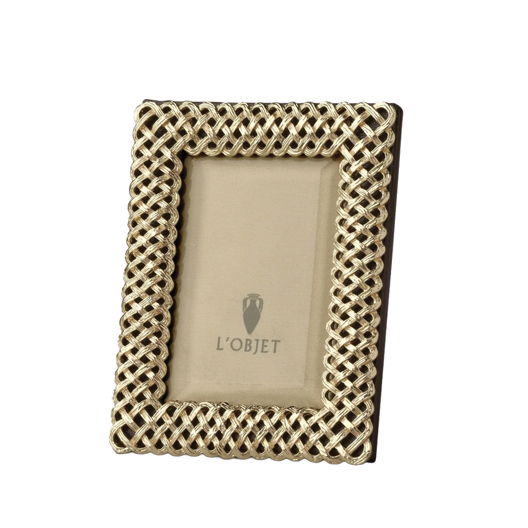 L'Objet 2 X 3 Gold Braid Frame