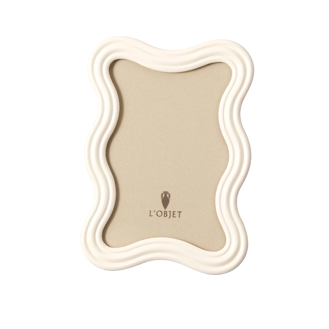 L'Objet 4 X 6 White Ripple Frame