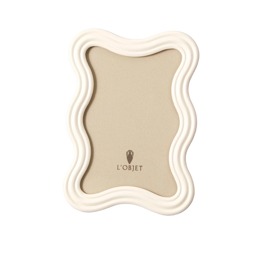 L'Objet 4 X 6 White Ripple Frame
