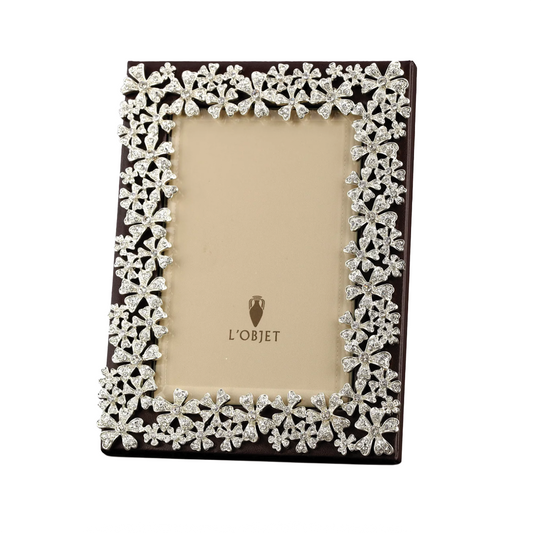 L'Objet 4 X 6 Platinum Garland Frame