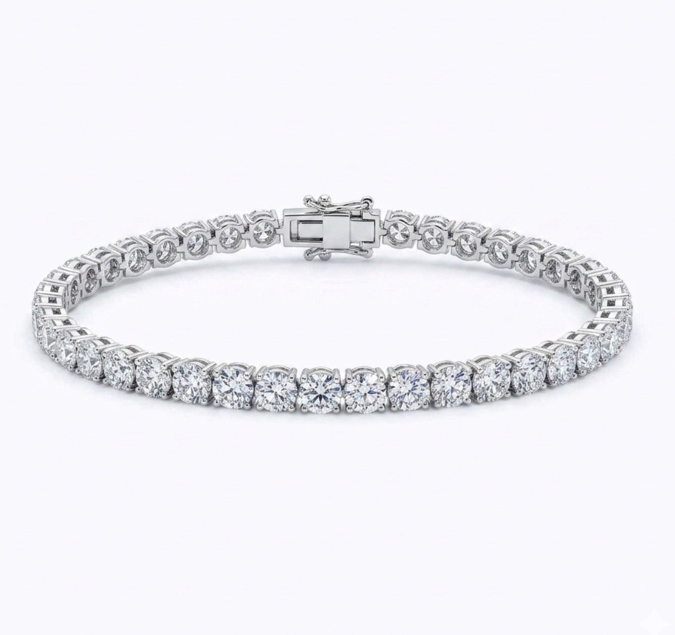 42-Stone Diamond Tennis Bracelet