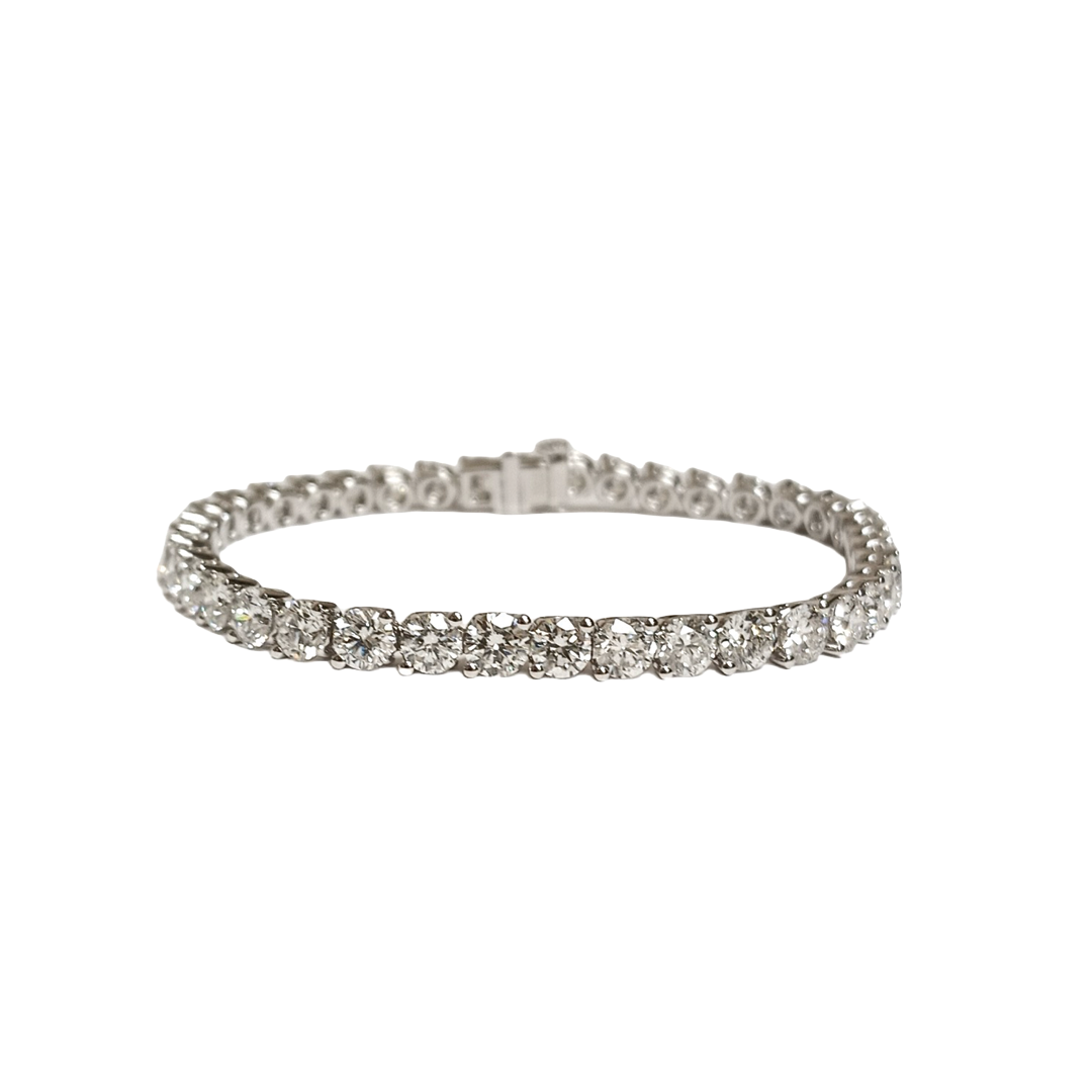 40-Stone Diamond Tennis Bracelet