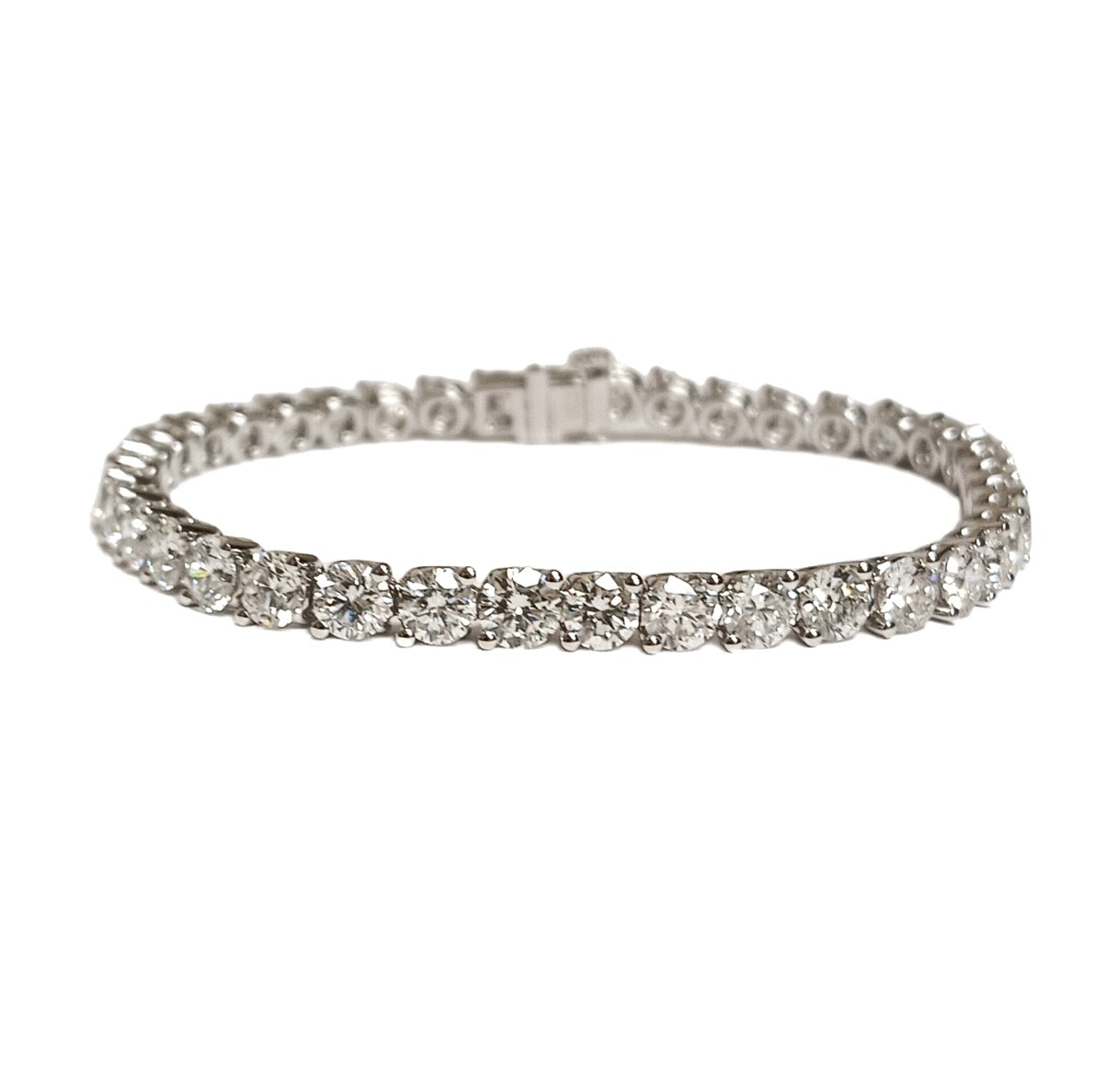 40-Stone Diamond Tennis Bracelet