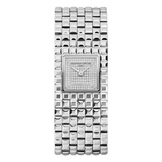 'Manchette' Watch with Diamonds