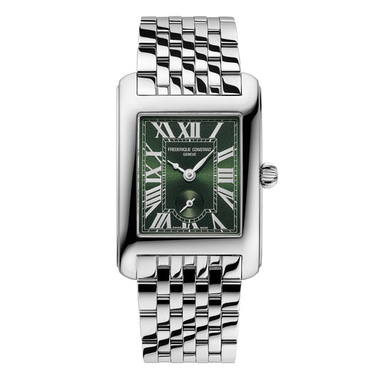 Ladies Classics Carrée Watch with Silver Roman Dial