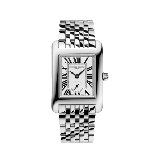 Ladies Classics Carrée Watch with Silver Roman Dial