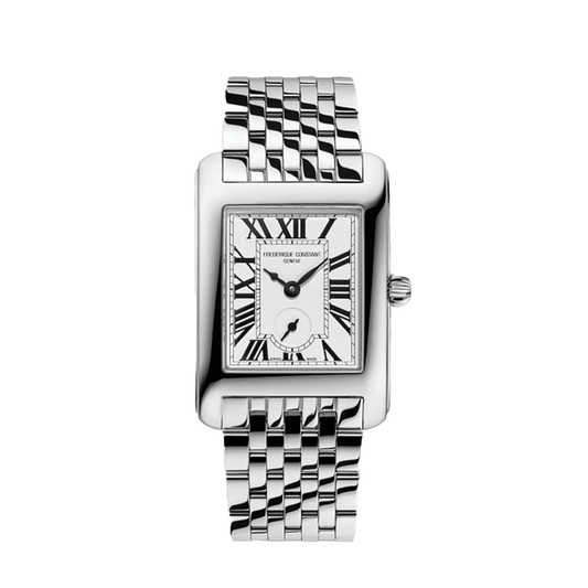 Ladies Classics Carrée Watch with Silver Roman Dial