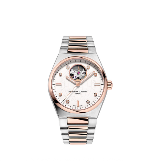 34mm Highlife Heart Beat Watch with Diamond Markers and Alternate Strap