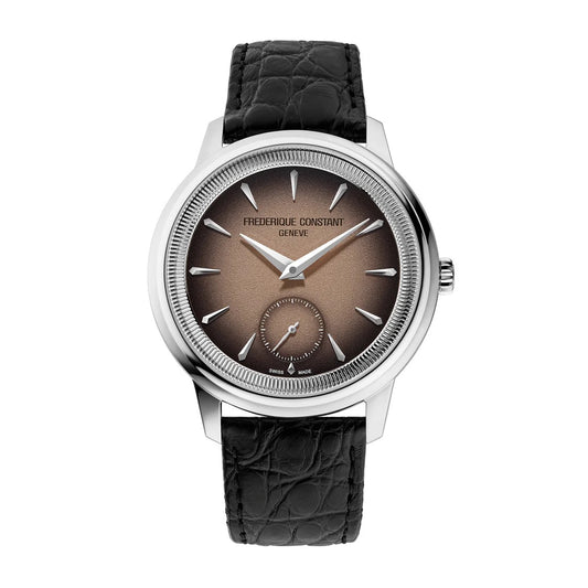 38.5mm Classics Moneta Hand Winding Watch with Smoked Salmon Dialal