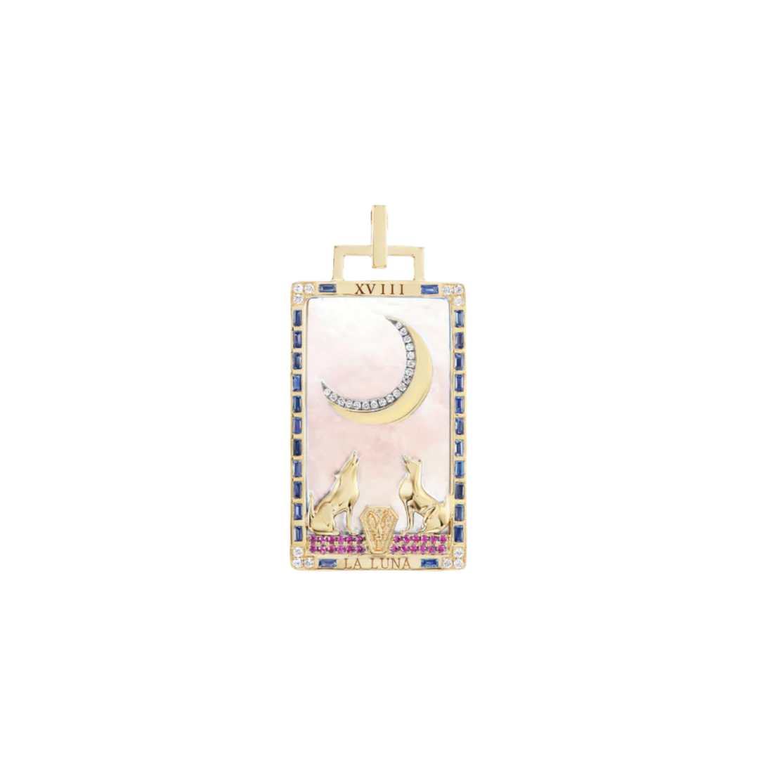 La Luna Tarot Card Charm