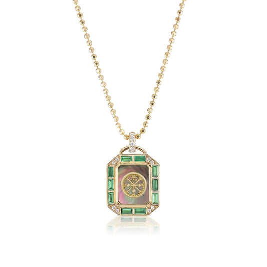 La Ruota Mini Tarot Card Necklace