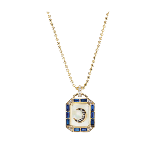 La Luna Mini Tarot Card Necklace