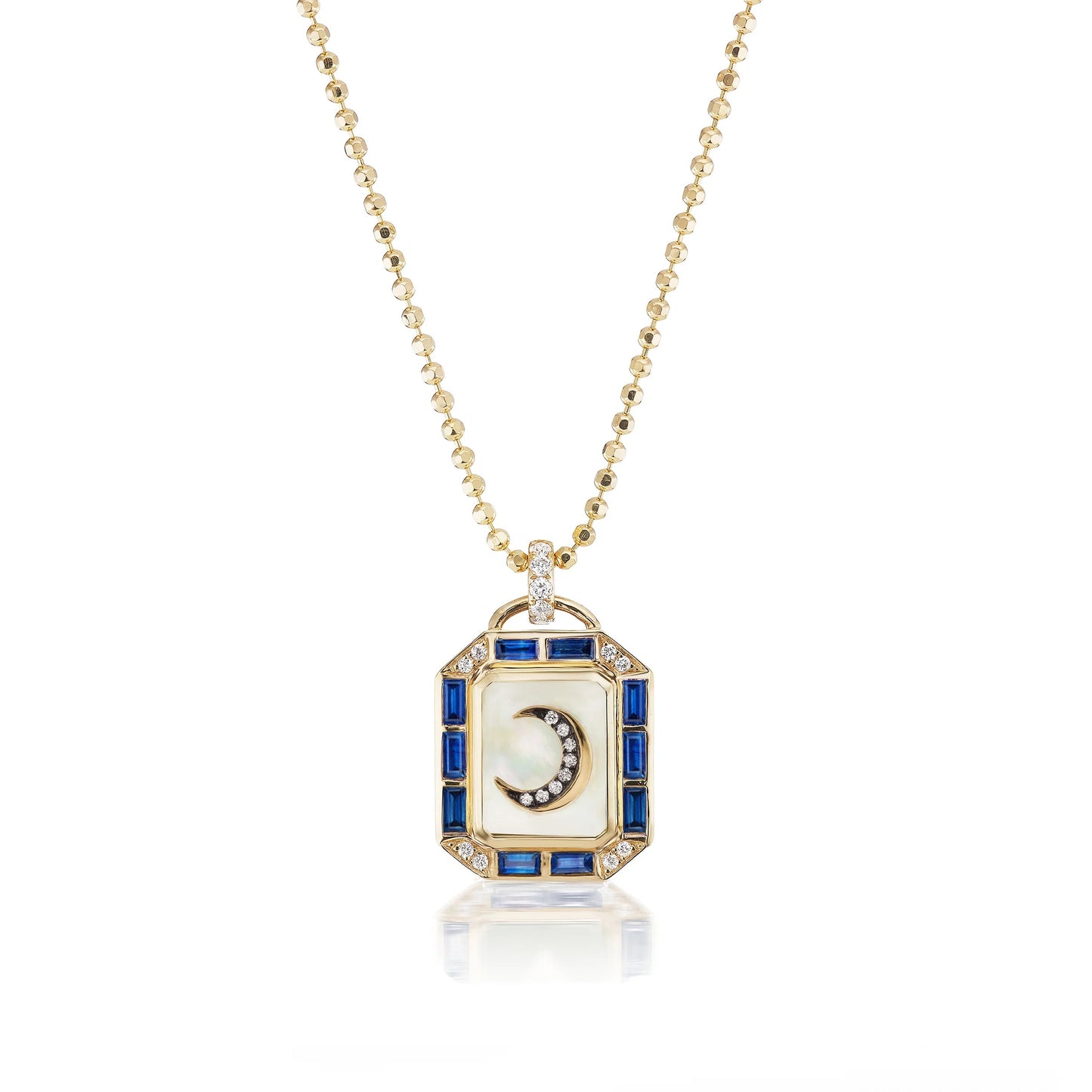 La Luna Mini Tarot Card Necklace