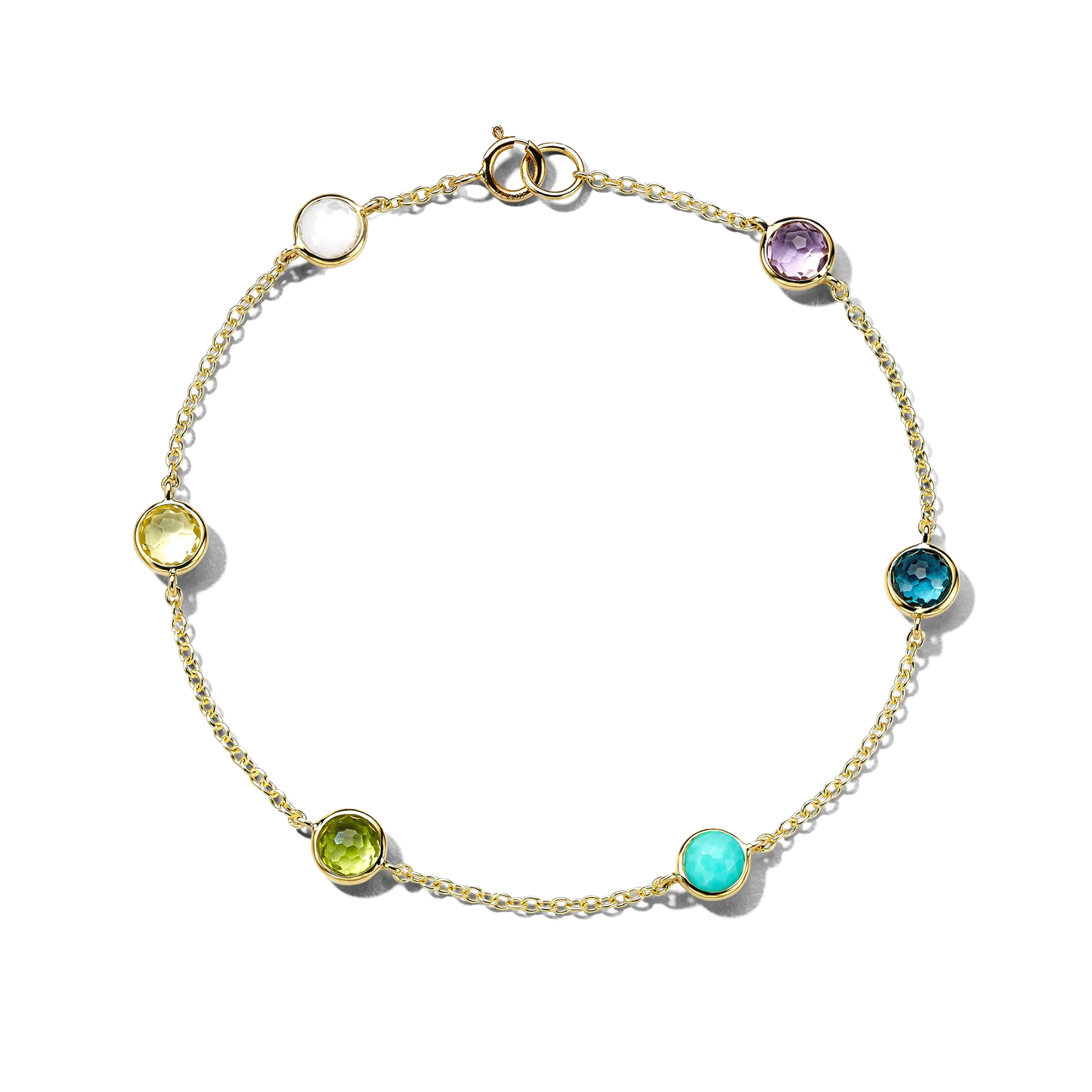 Lollipop Confetti Bracelet in 18K Yellow Gold