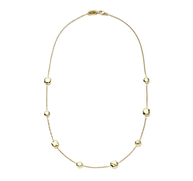 Station Necklace in 18K Gold