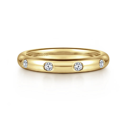 Flush Set Diamond Eternity Band