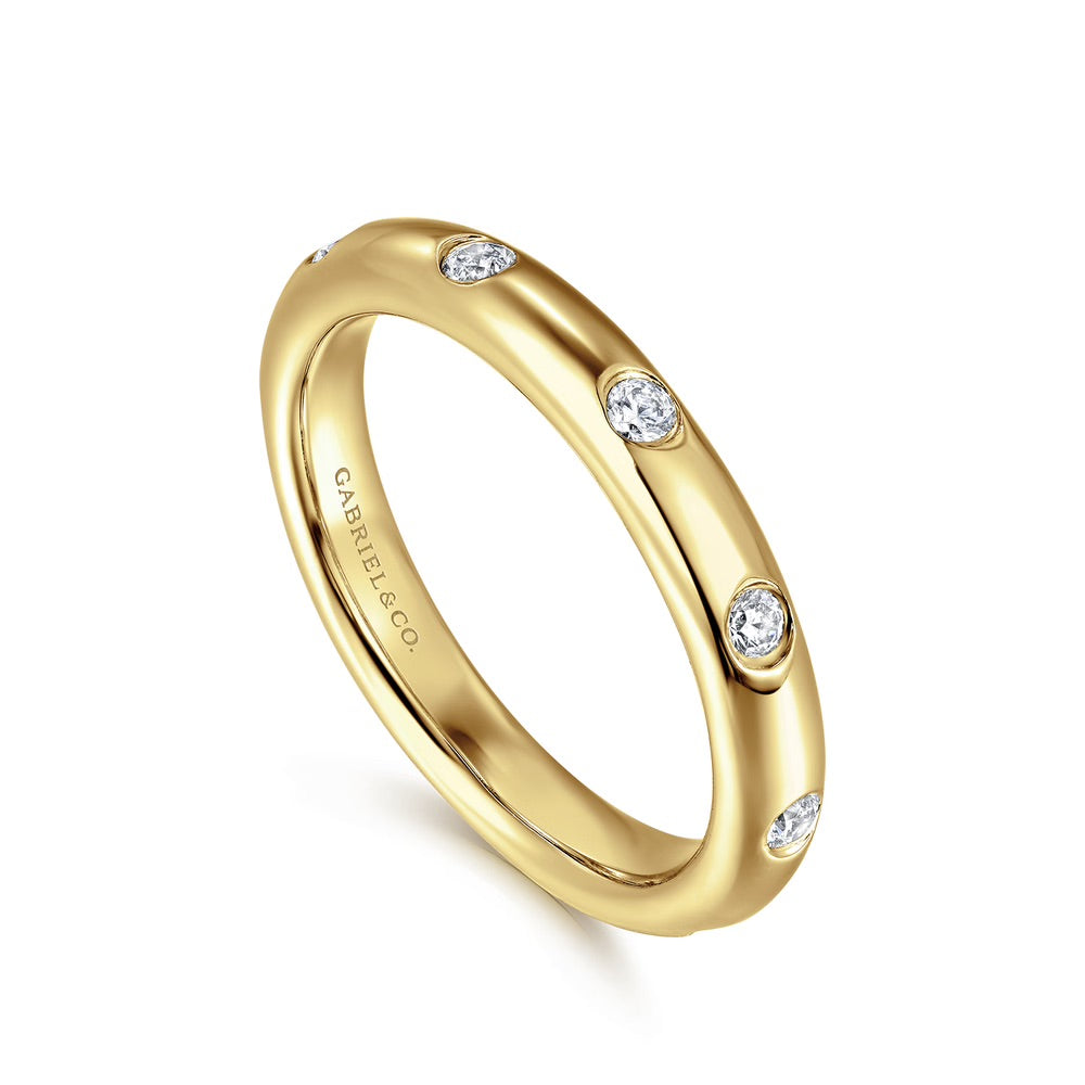 Flush Set Diamond Eternity Band