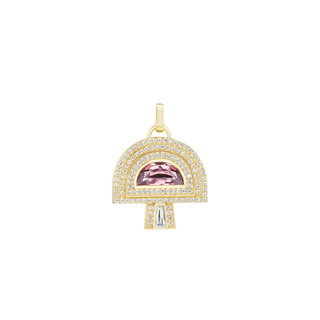 One-Of-A-Kind Mushroom Pendant
