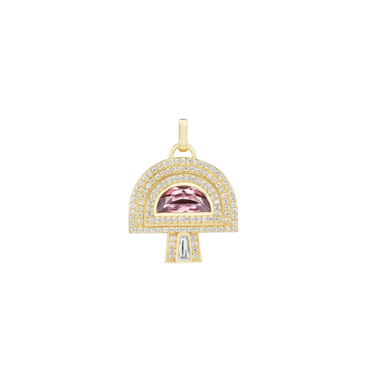 One-Of-A-Kind Mushroom Pendant