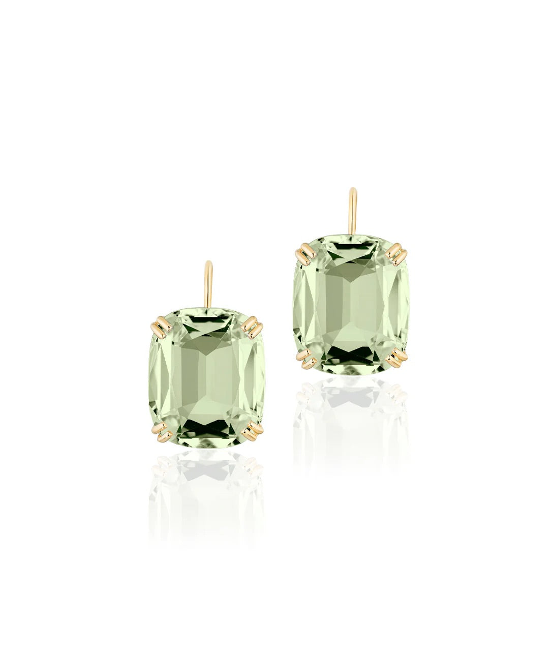 Gossip Prasiolite Earrings