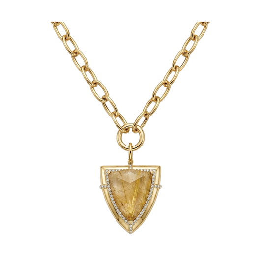 G-One Shield Pendant Necklace