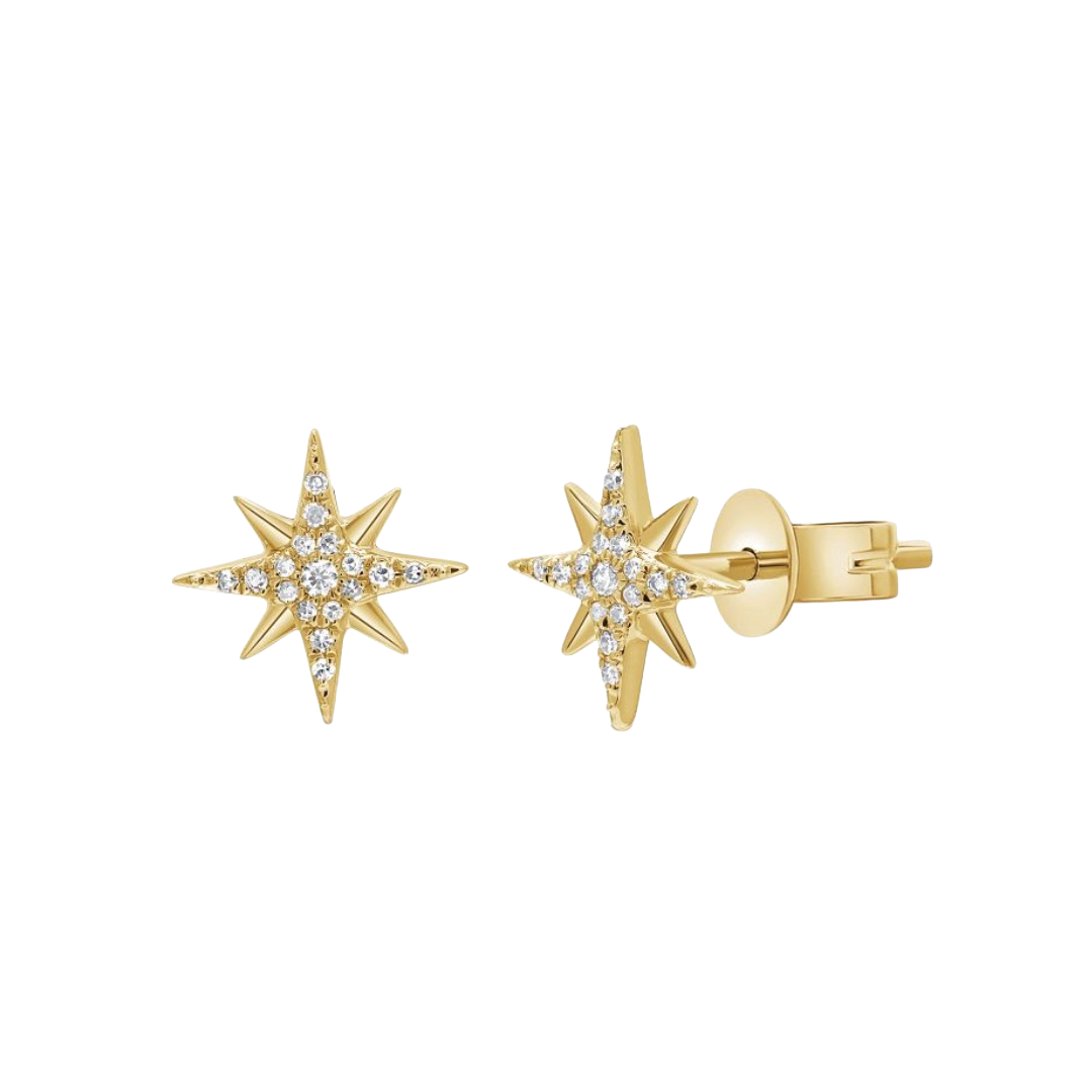 Diamond Starburst Earrings
