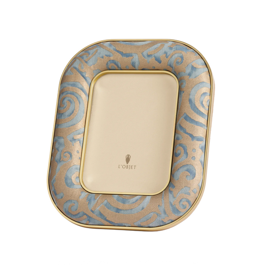 L'Objet 5 X 7 Maori Blue Fabric Frame