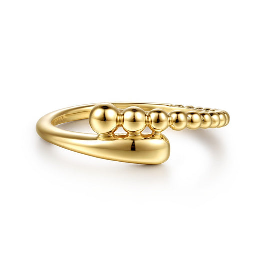 Yellow Gold Bujukan Bypass Ring