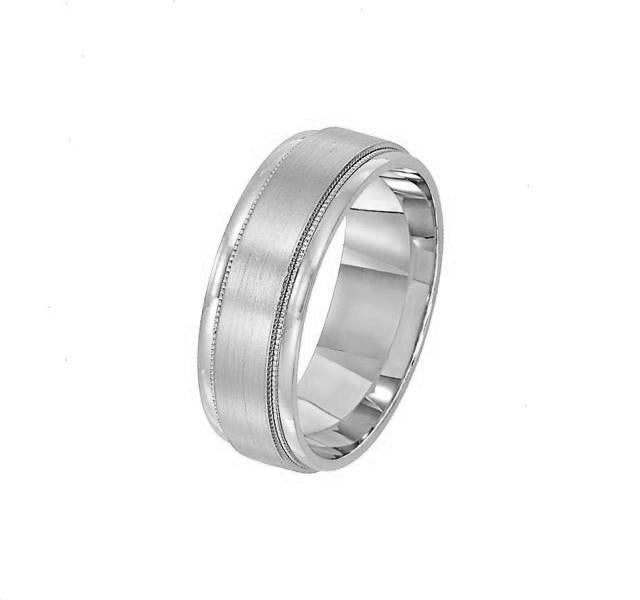 Lieberfarb Satin Center Band with Milgrain