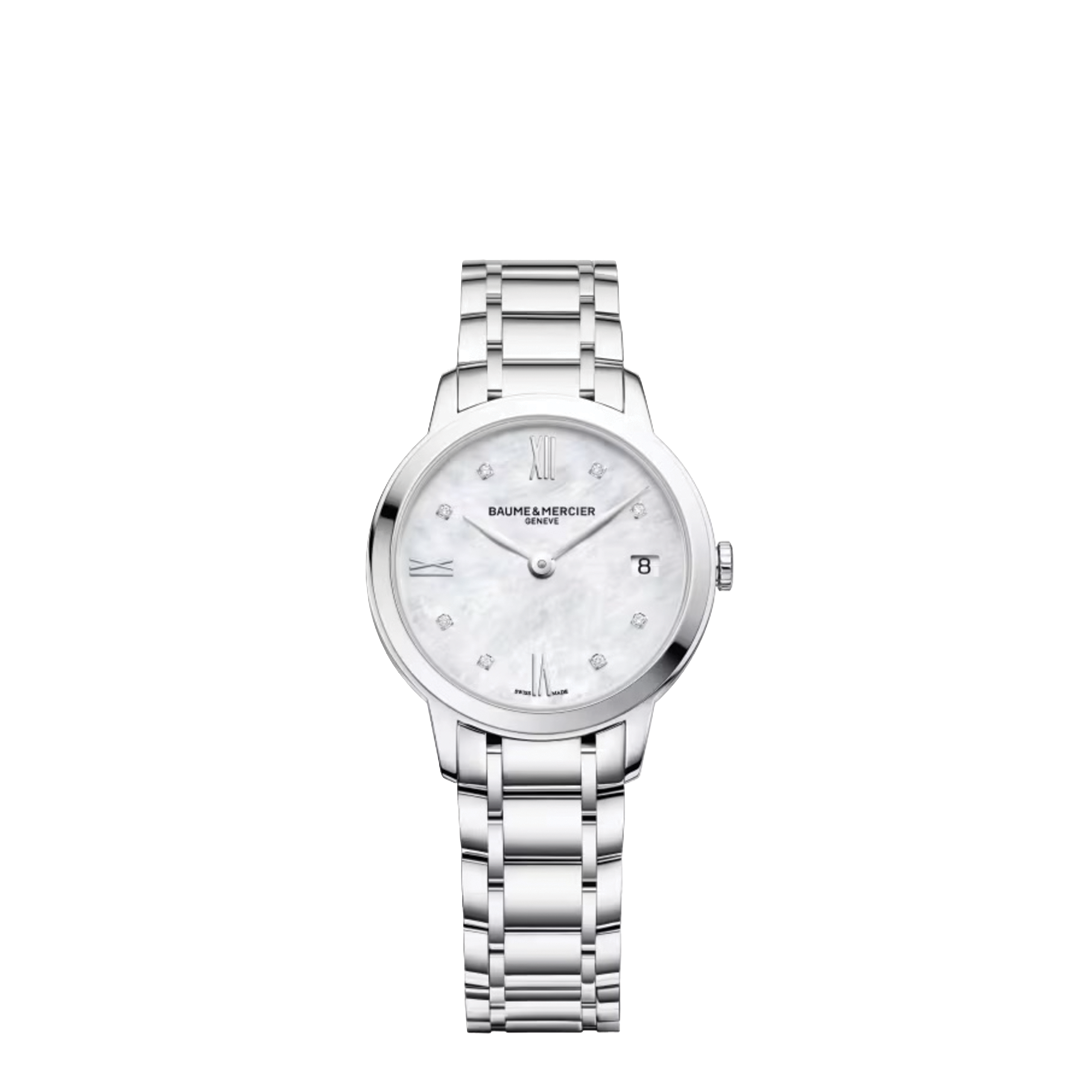 31mm Classima Watch with Diamond Markers and Mother of Pearl Dial