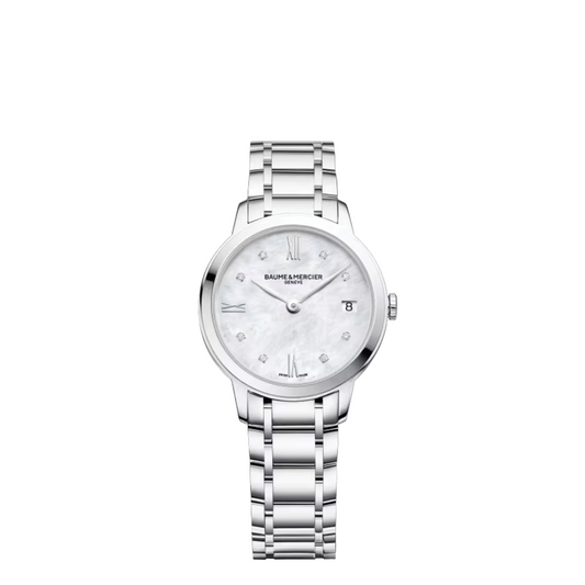 31mm Classima Watch with Diamond Markers and Mother of Pearl Dial