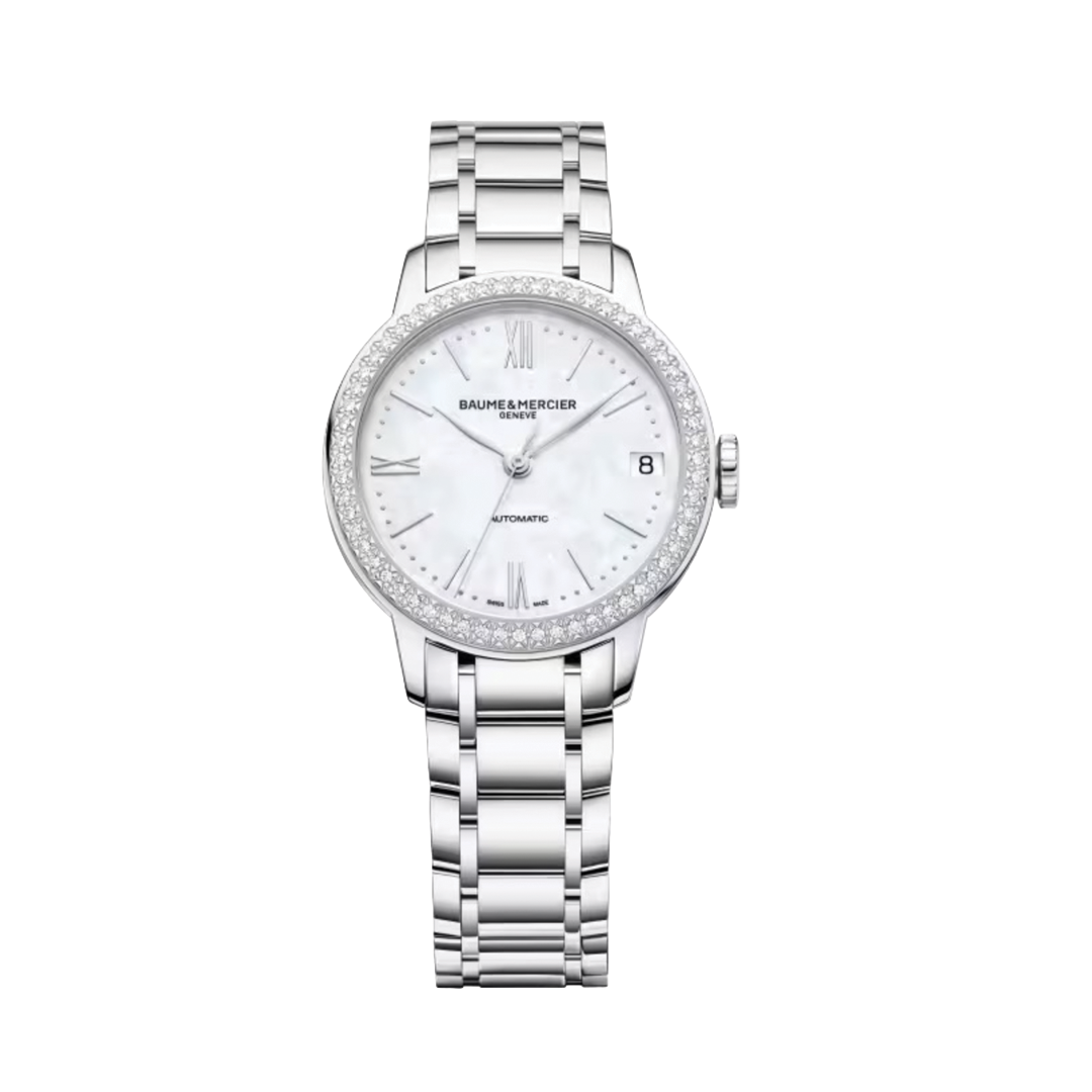 31mm Classima Watch with Diamonds and Mother of Pearl Dial
