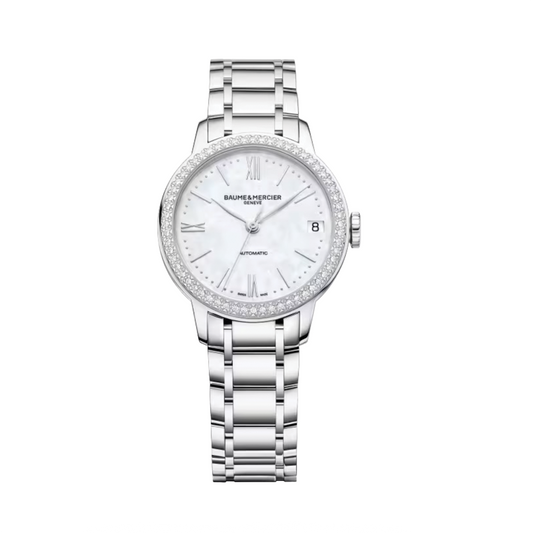 31mm Classima Watch with Diamonds and Mother of Pearl Dial