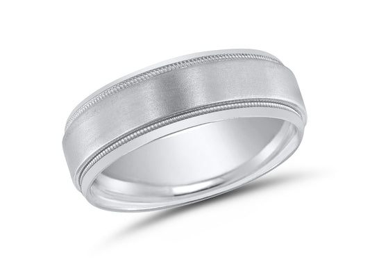 Lieberfarb Satin Center Band with Milgrain