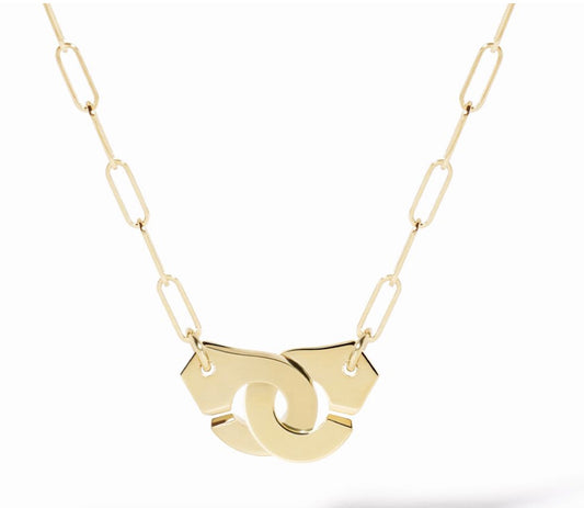 'Menottes' Small Necklace in 18k Yellow Gold